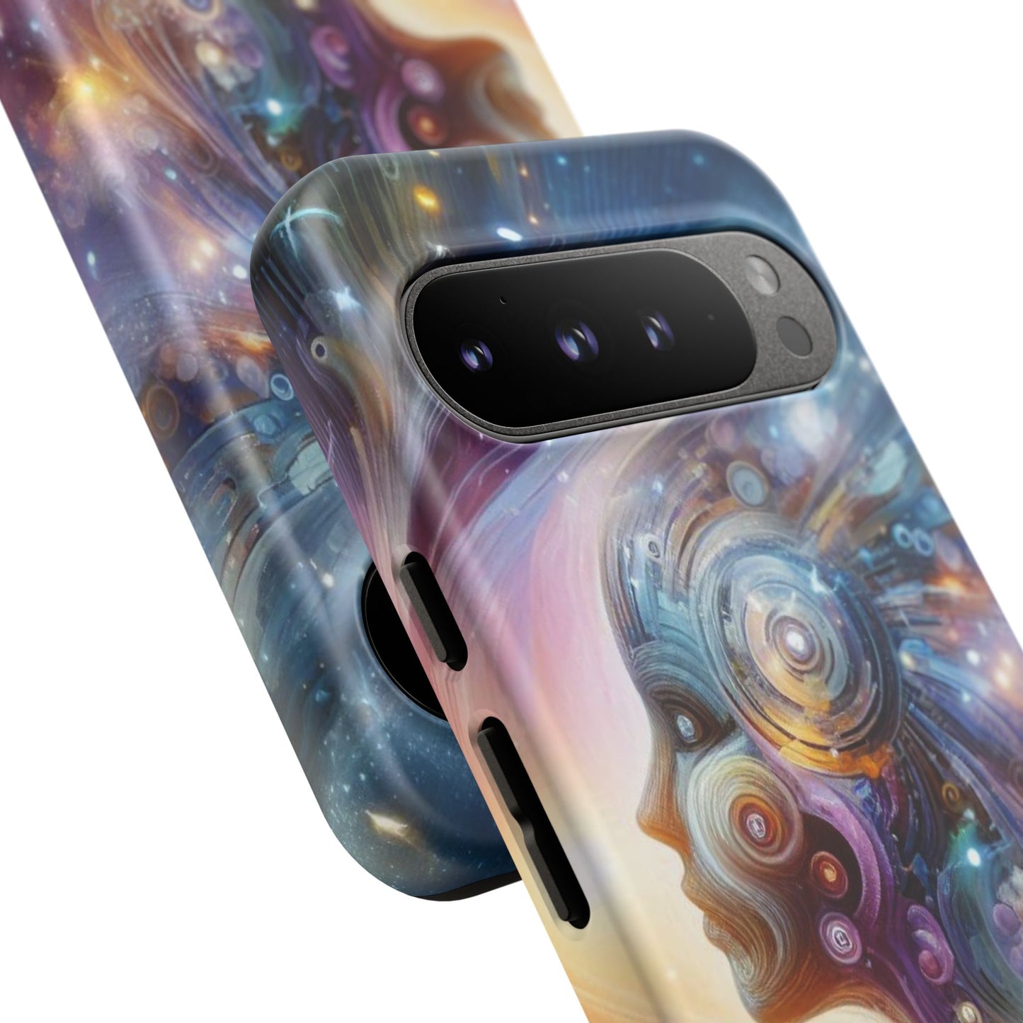 Cosmic Vibe Phone Case - Artistic Tough Protection for Galaxy Lovers