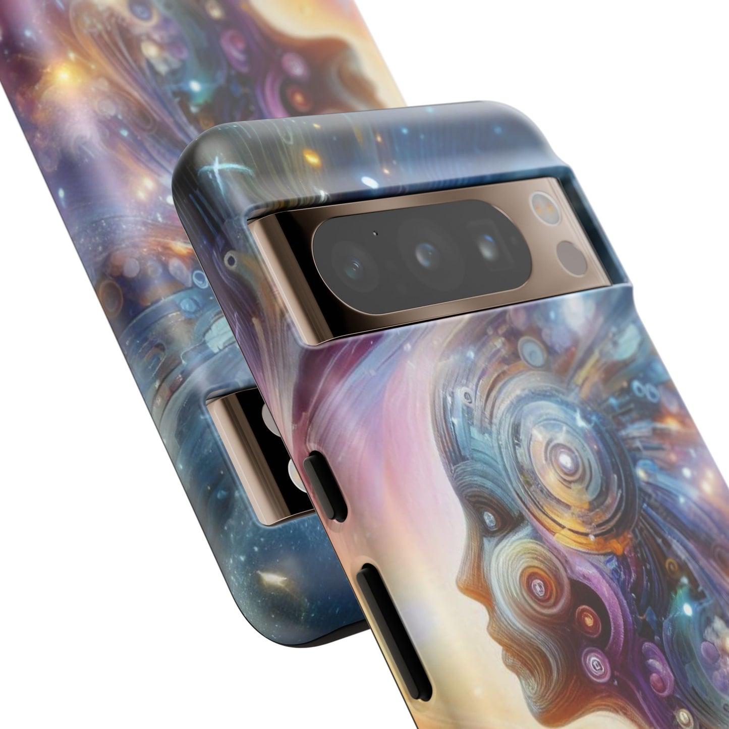 Cosmic Vibe Phone Case - Artistic Tough Protection for Galaxy Lovers