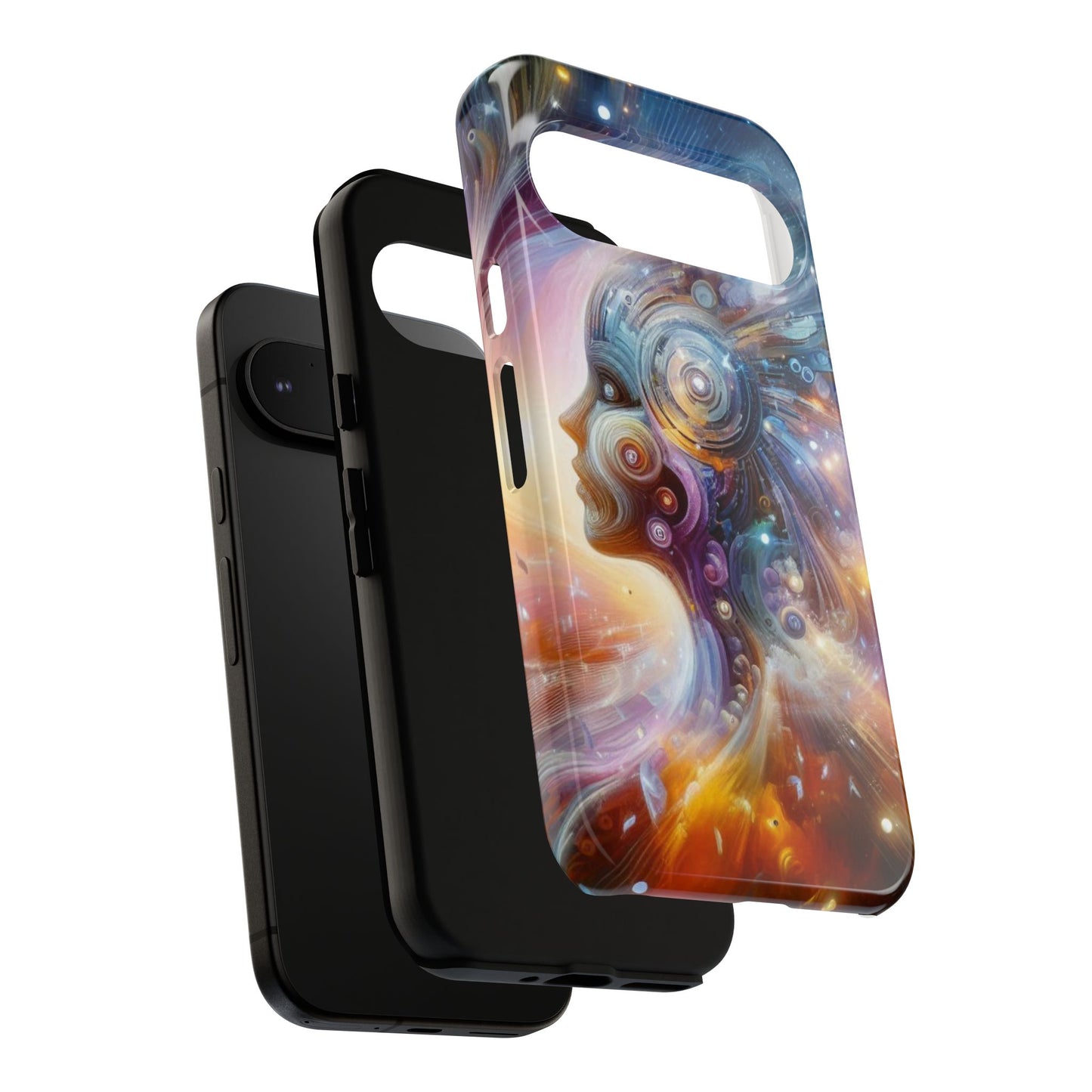 Cosmic Vibe Phone Case - Artistic Tough Protection for Galaxy Lovers