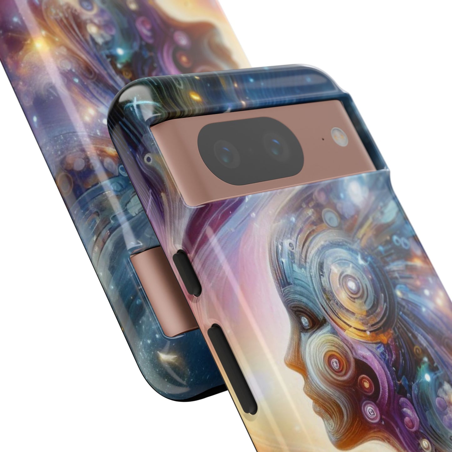 Cosmic Vibe Phone Case - Artistic Tough Protection for Galaxy Lovers