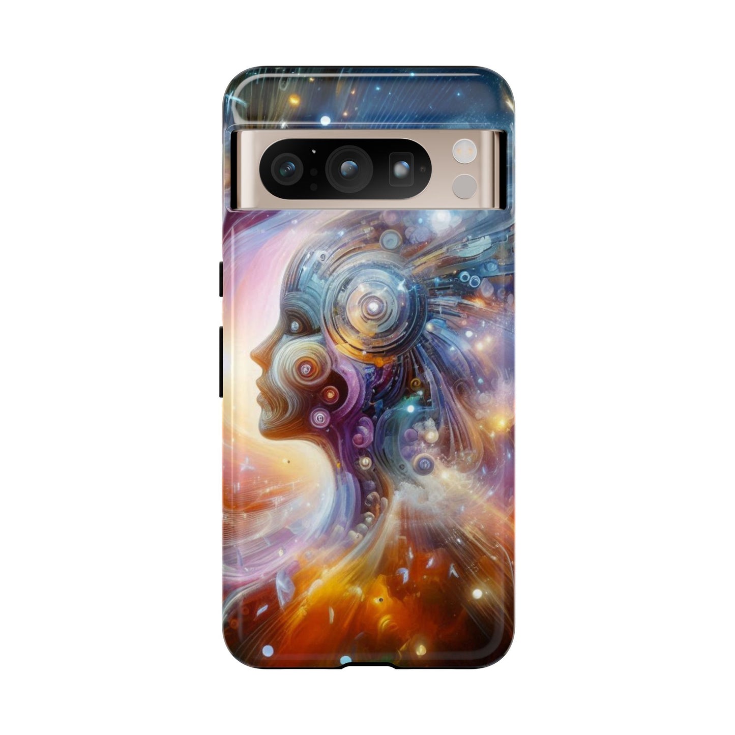 Cosmic Vibe Phone Case - Artistic Tough Protection for Galaxy Lovers
