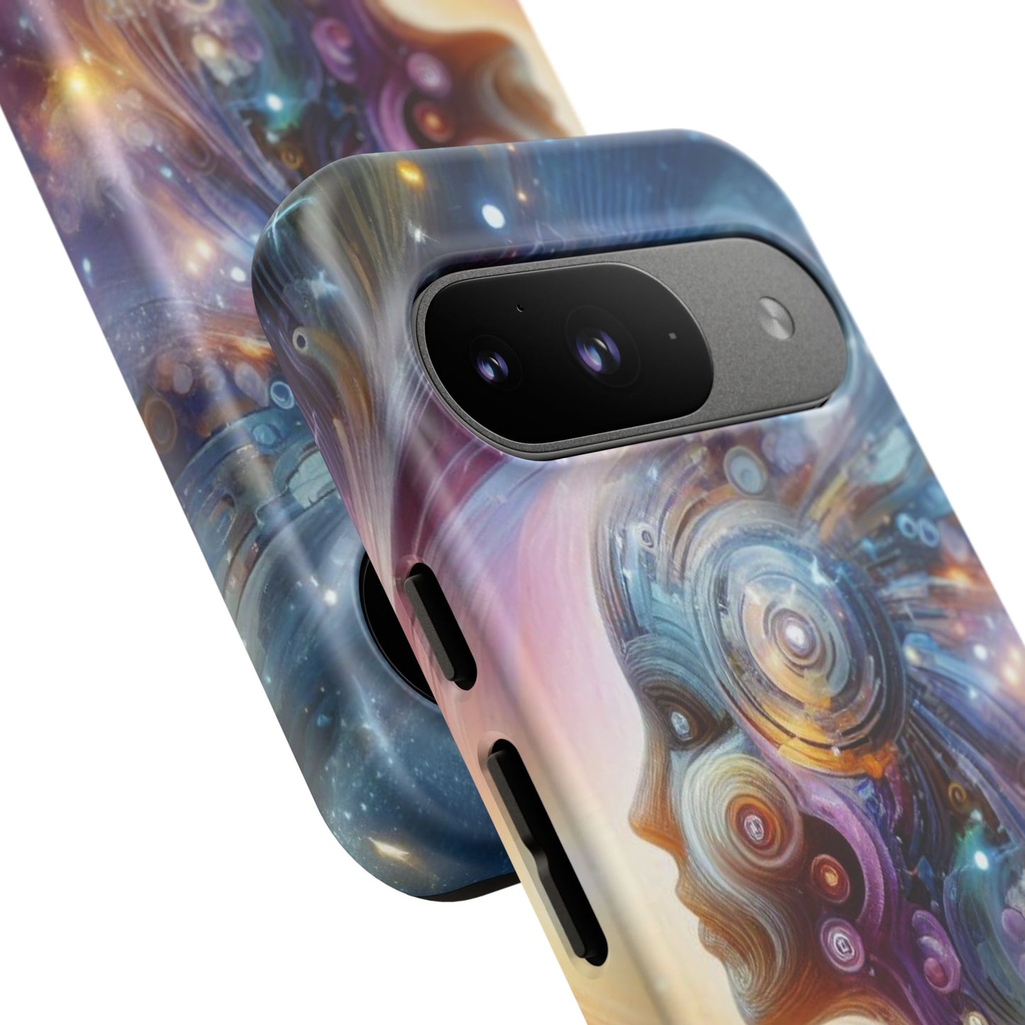 Cosmic Vibe Phone Case - Artistic Tough Protection for Galaxy Lovers