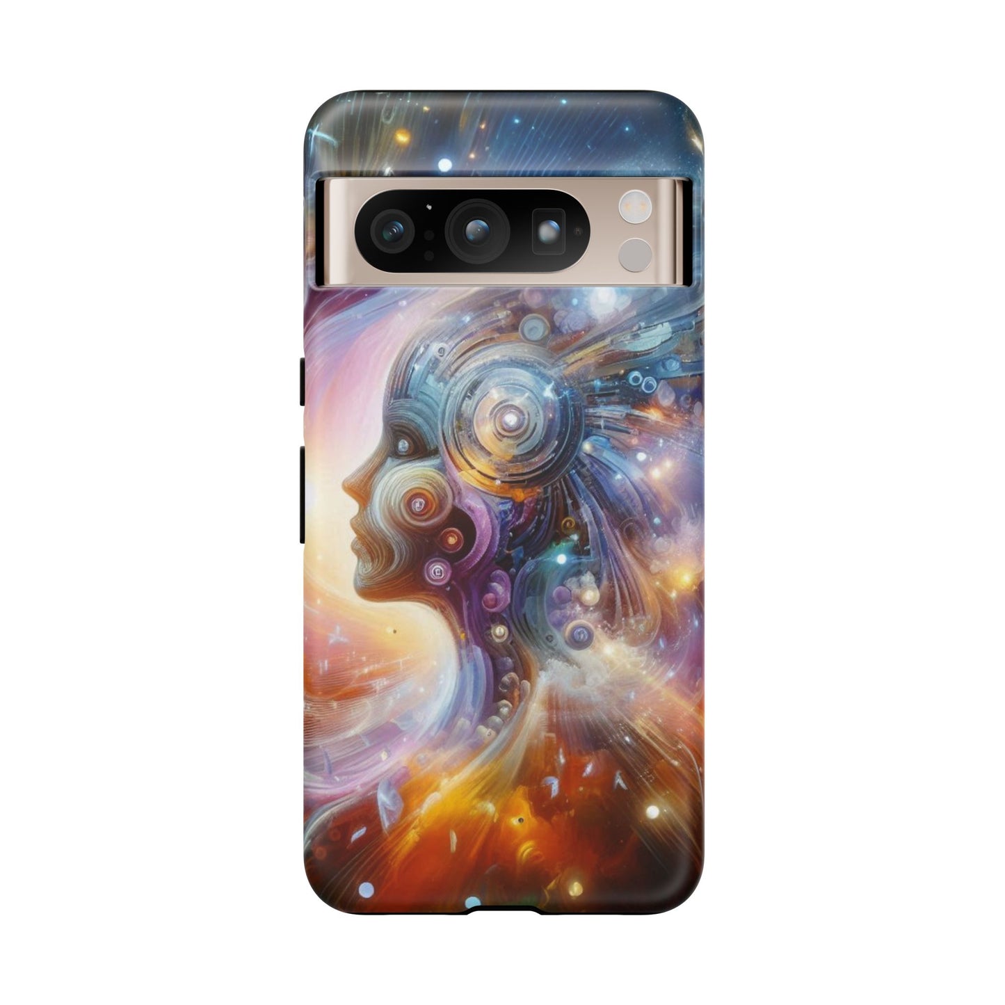 Cosmic Vibe Phone Case - Artistic Tough Protection for Galaxy Lovers