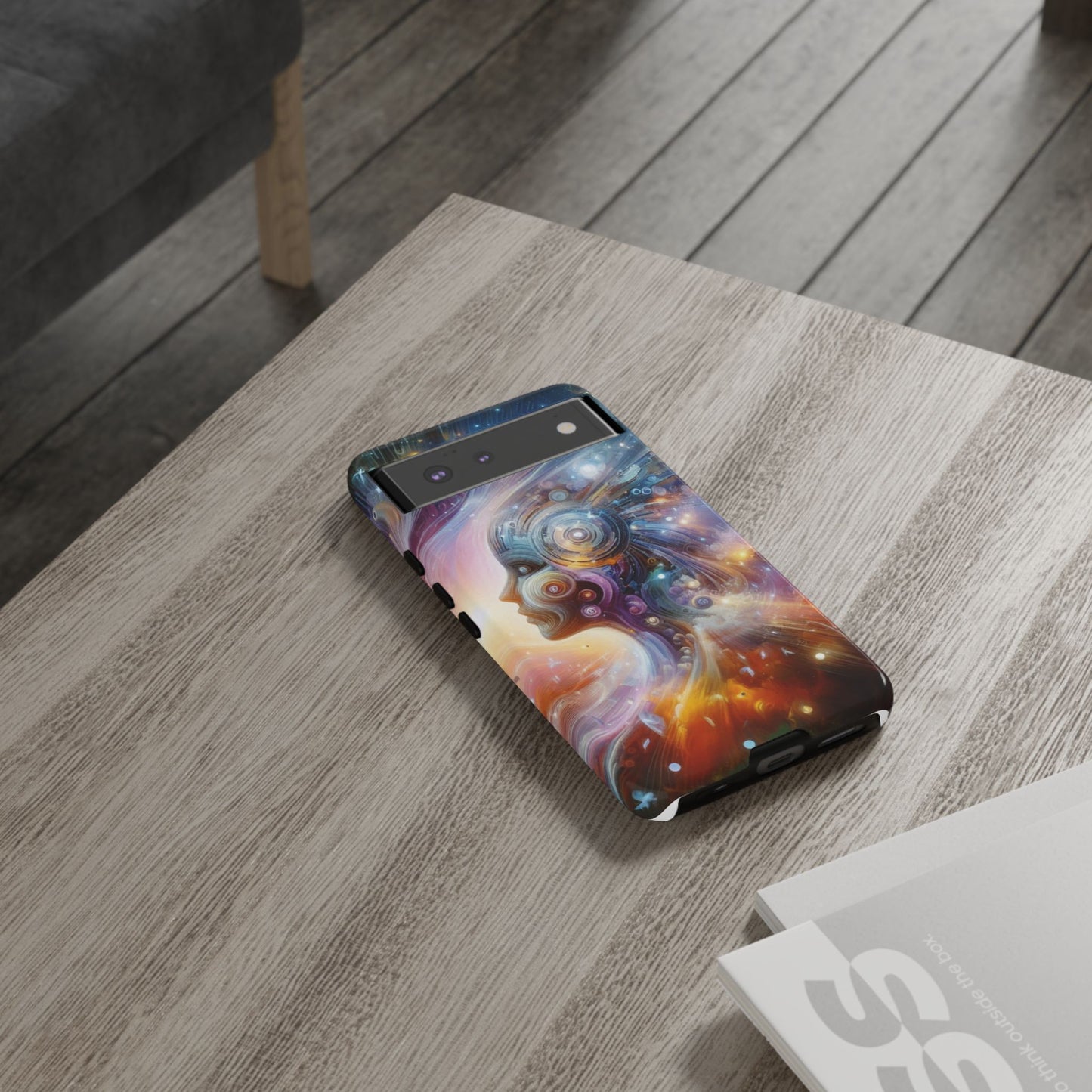 Cosmic Vibe Phone Case - Artistic Tough Protection for Galaxy Lovers
