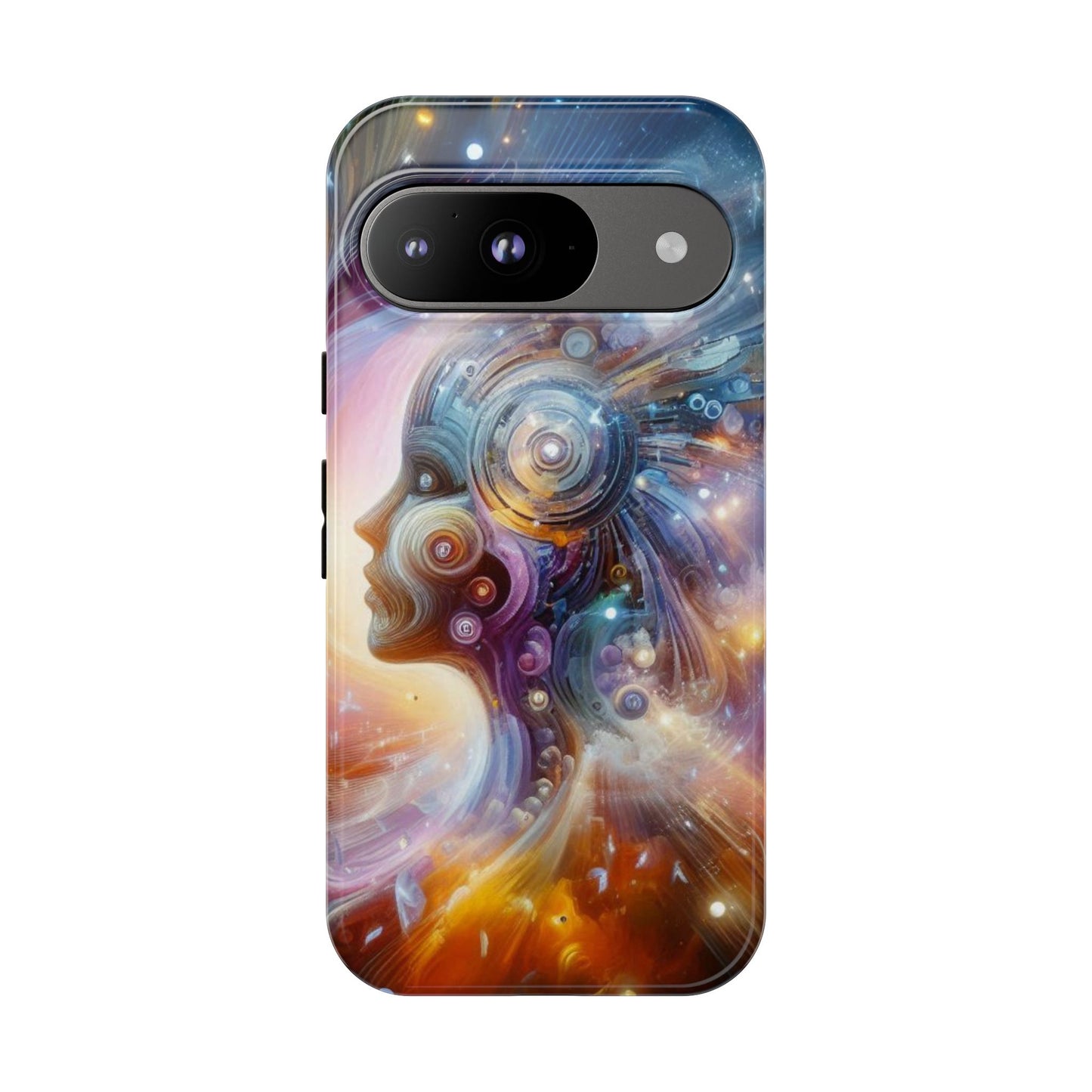 Cosmic Vibe Phone Case - Artistic Tough Protection for Galaxy Lovers