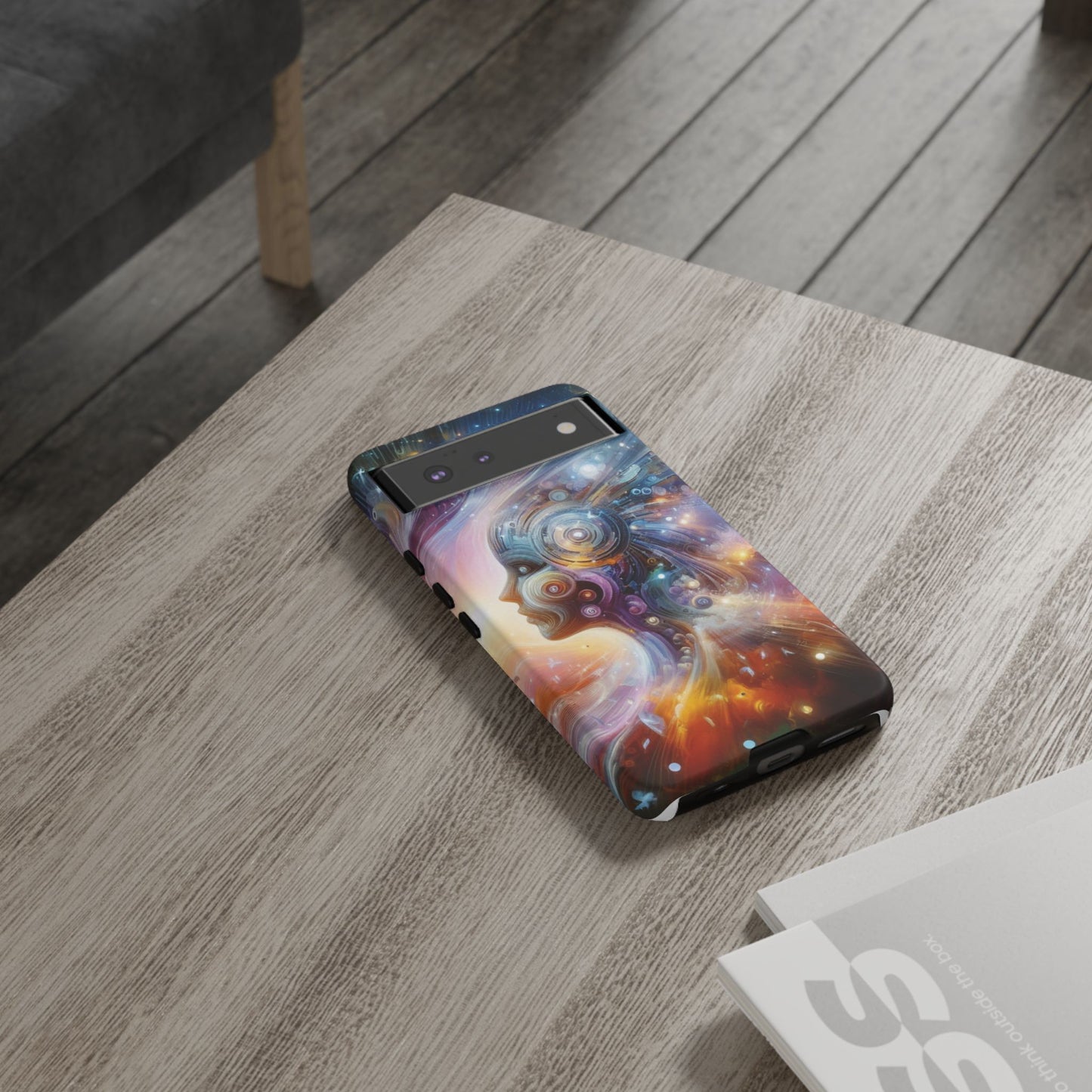 Cosmic Vibe Phone Case - Artistic Tough Protection for Galaxy Lovers