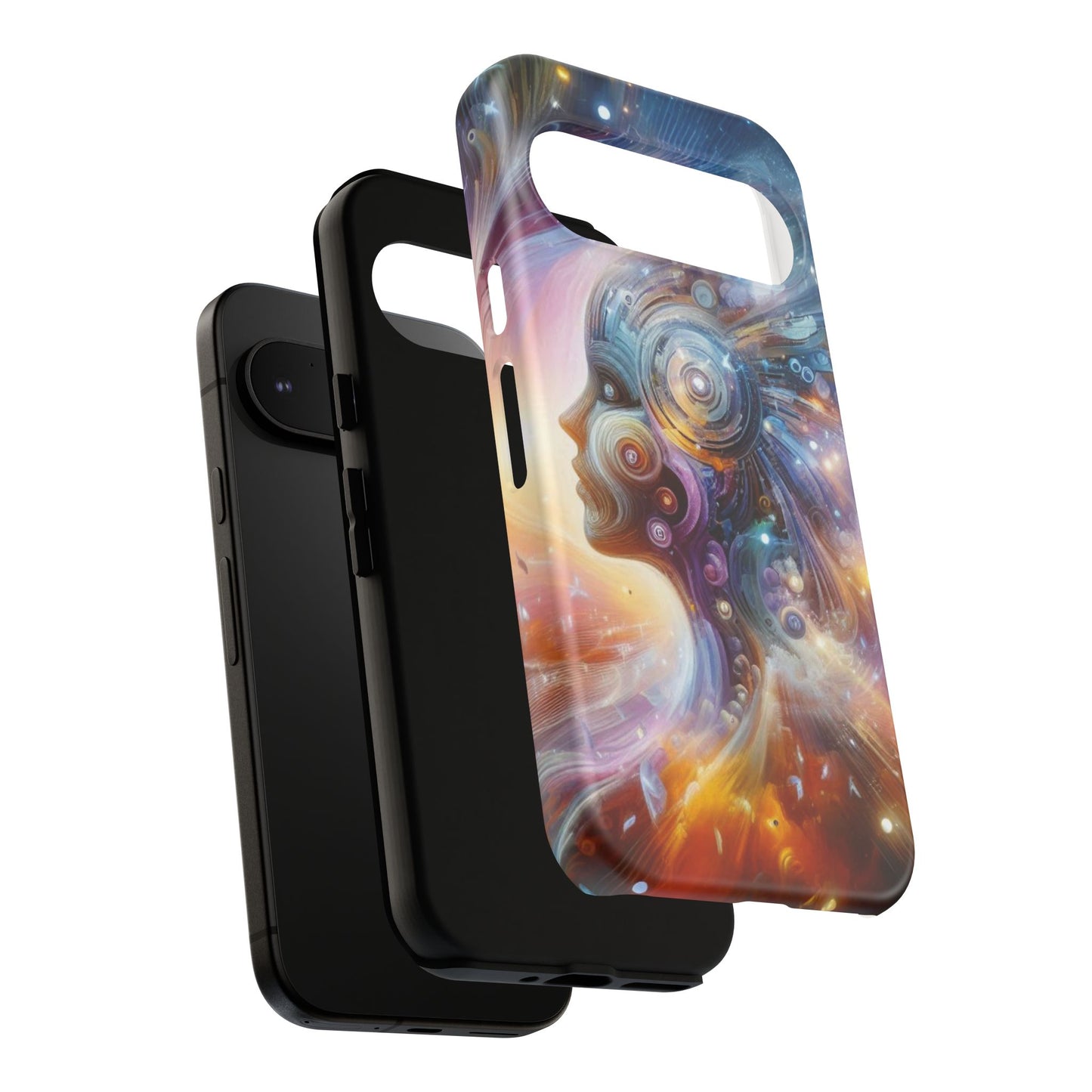 Cosmic Vibe Phone Case - Artistic Tough Protection for Galaxy Lovers