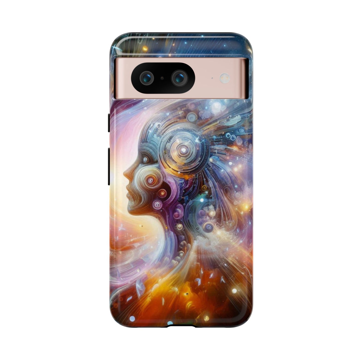 Cosmic Vibe Phone Case - Artistic Tough Protection for Galaxy Lovers