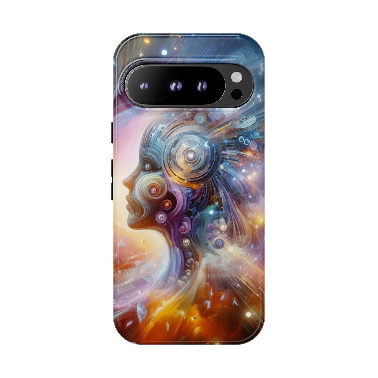 Cosmic Vibe Phone Case - Artistic Tough Protection for Galaxy Lovers