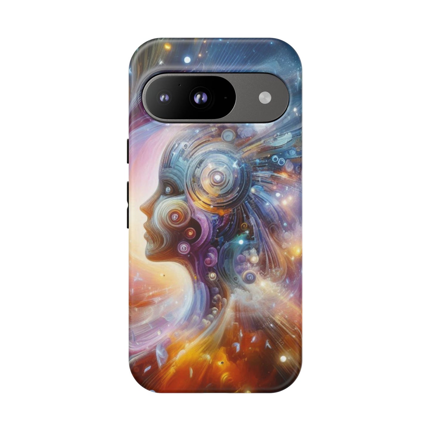 Cosmic Vibe Phone Case - Artistic Tough Protection for Galaxy Lovers