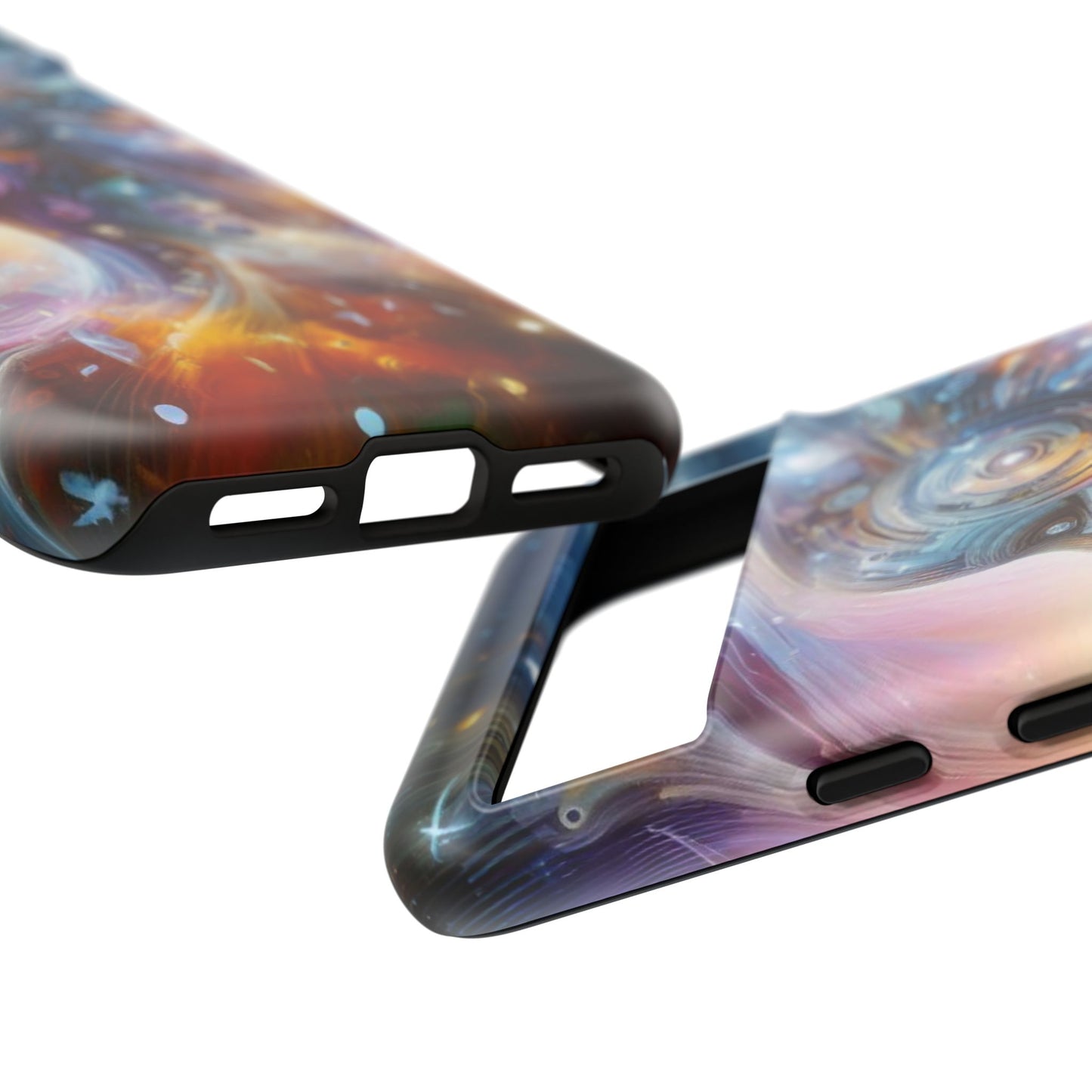 Cosmic Vibe Phone Case - Artistic Tough Protection for Galaxy Lovers