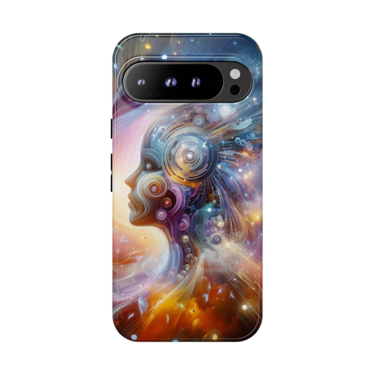 Cosmic Vibe Phone Case - Artistic Tough Protection for Galaxy Lovers