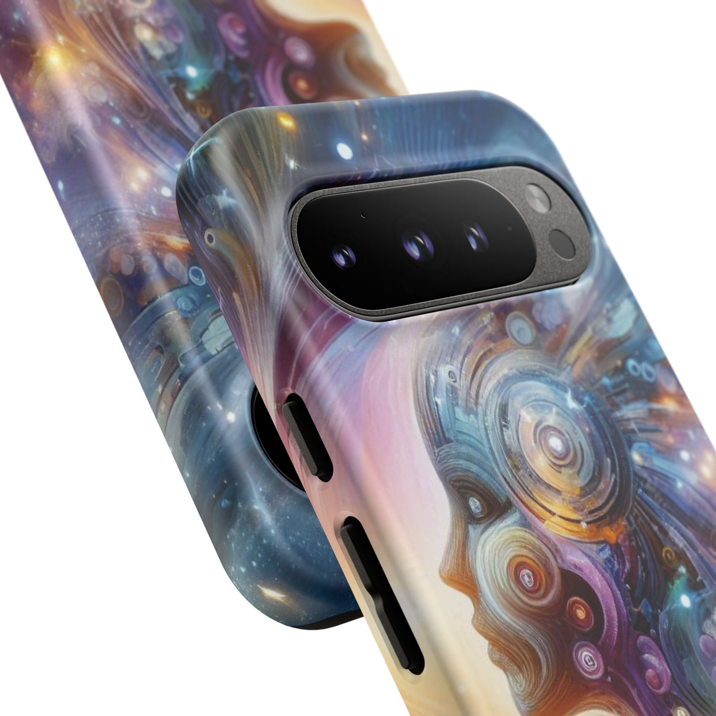 Cosmic Vibe Phone Case - Artistic Tough Protection for Galaxy Lovers