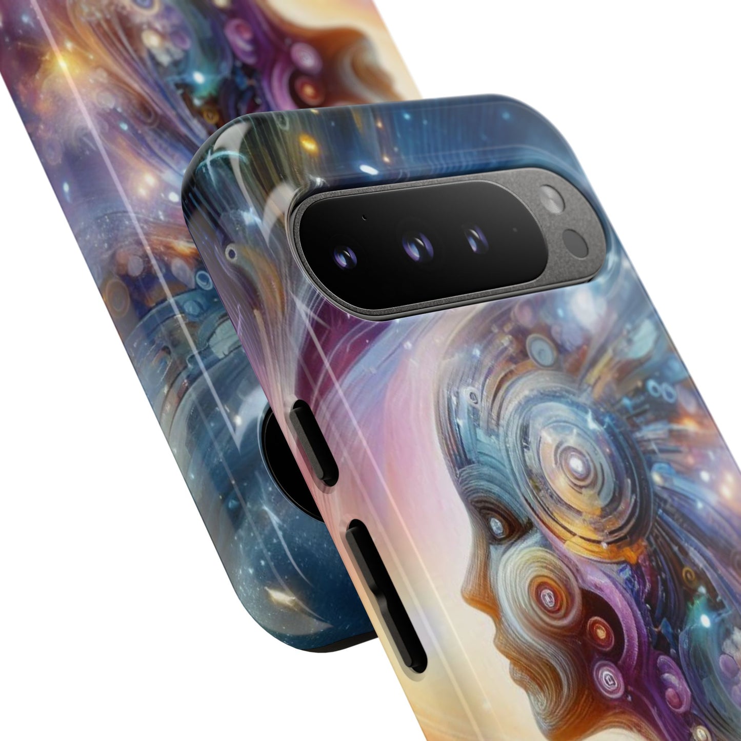 Cosmic Vibe Phone Case - Artistic Tough Protection for Galaxy Lovers