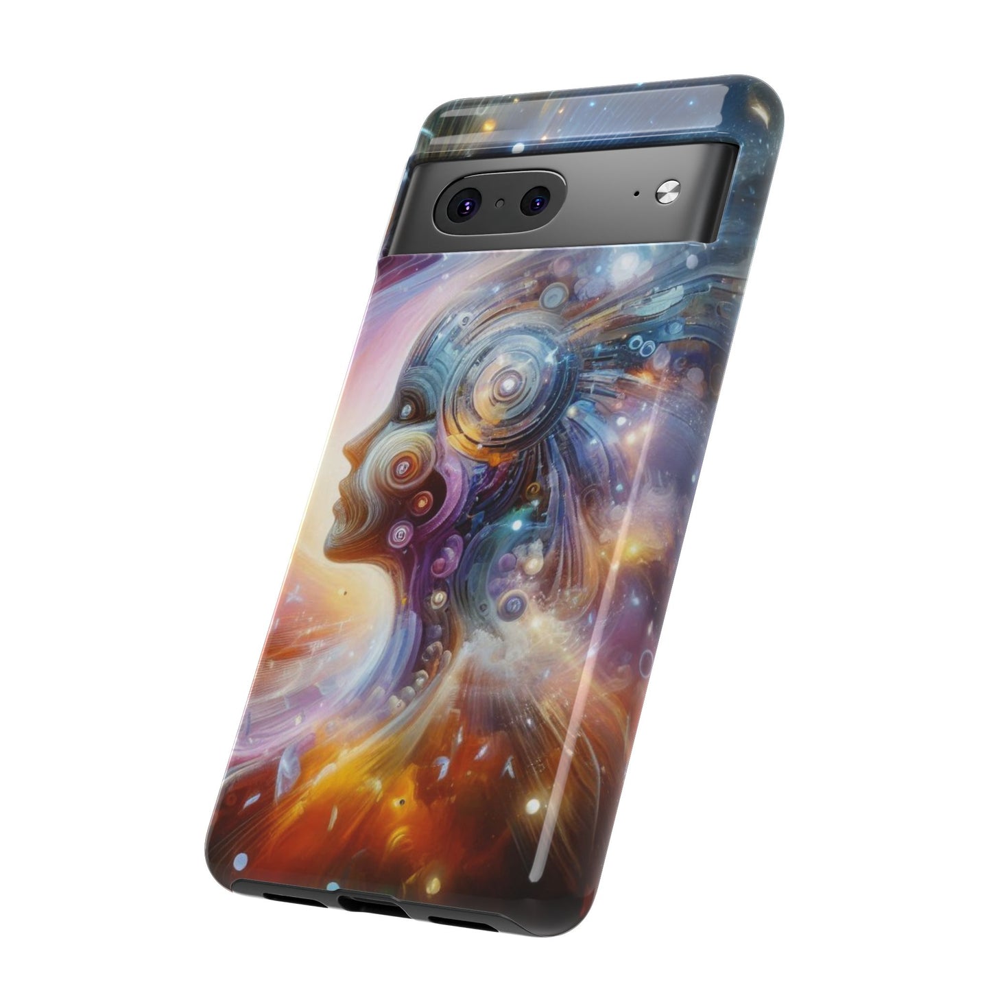 Cosmic Vibe Phone Case - Artistic Tough Protection for Galaxy Lovers