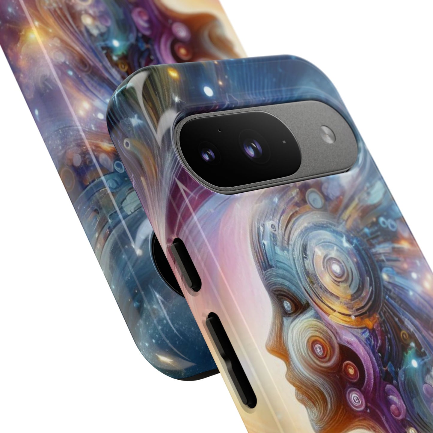 Cosmic Vibe Phone Case - Artistic Tough Protection for Galaxy Lovers