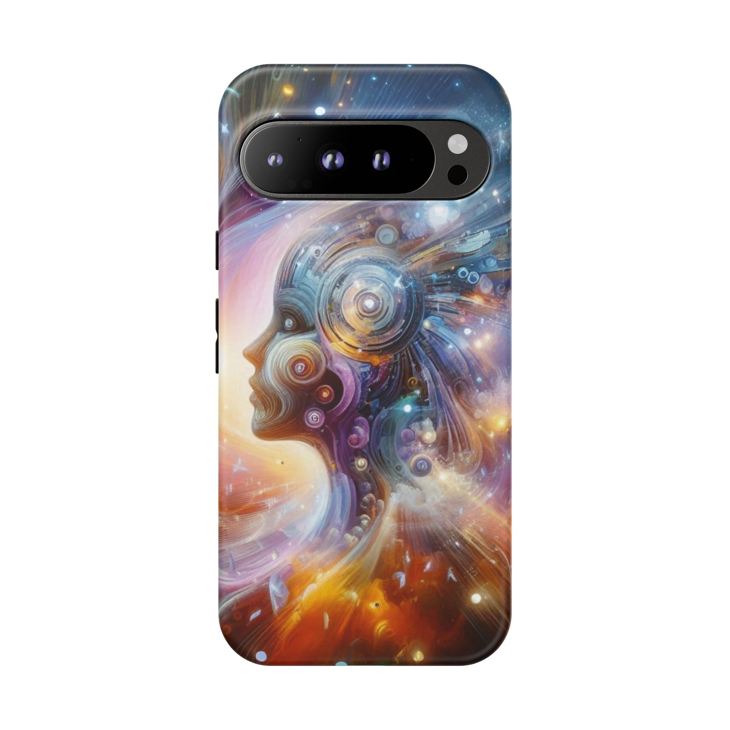 Cosmic Vibe Phone Case - Artistic Tough Protection for Galaxy Lovers