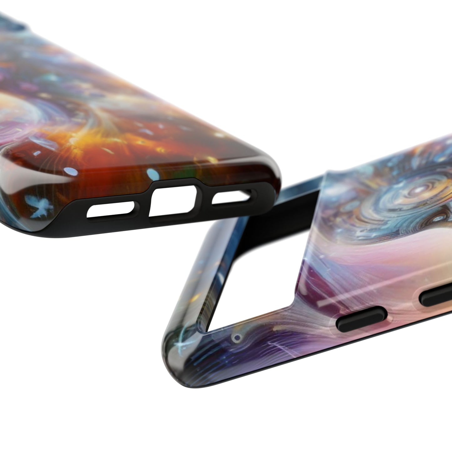 Cosmic Vibe Phone Case - Artistic Tough Protection for Galaxy Lovers