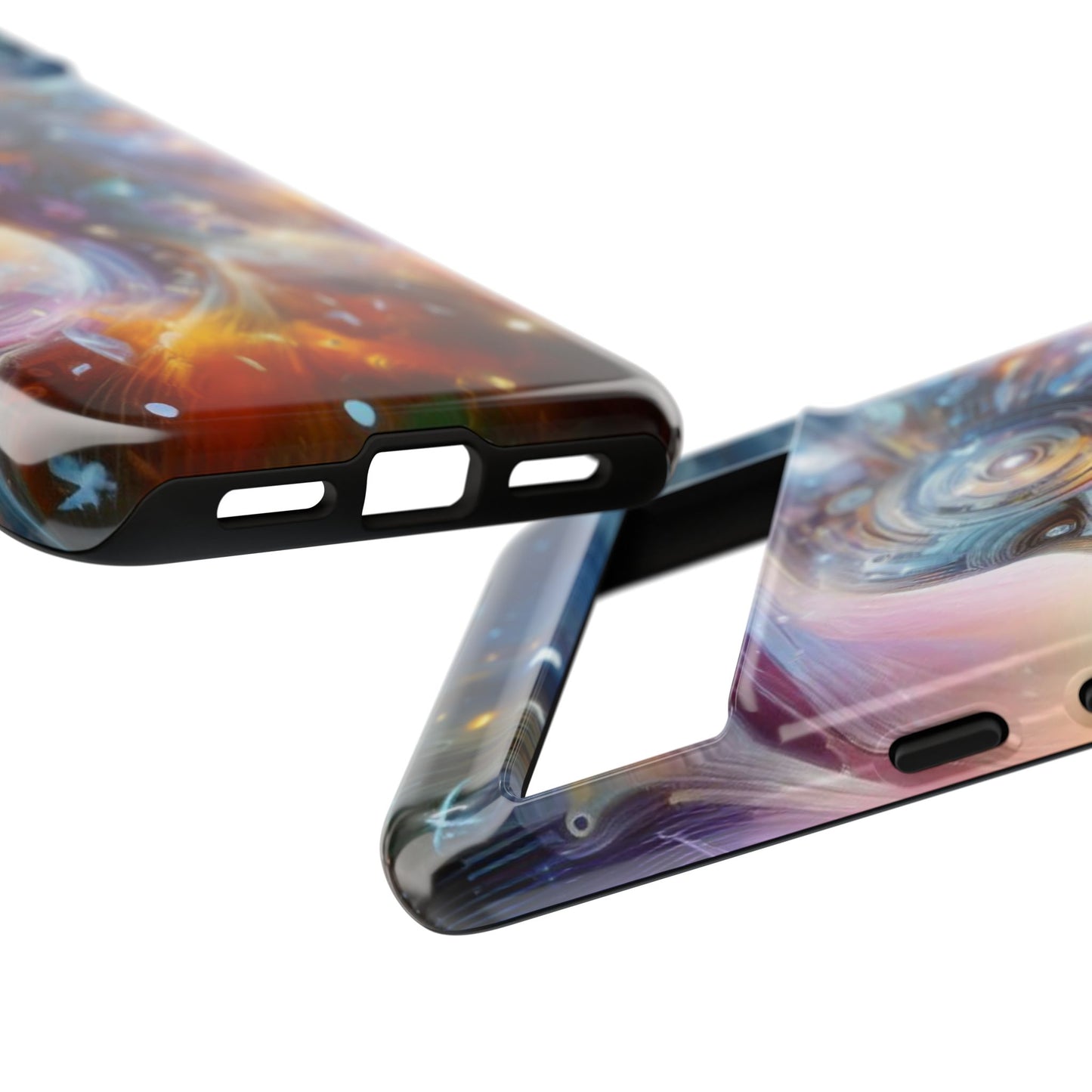 Cosmic Vibe Phone Case - Artistic Tough Protection for Galaxy Lovers