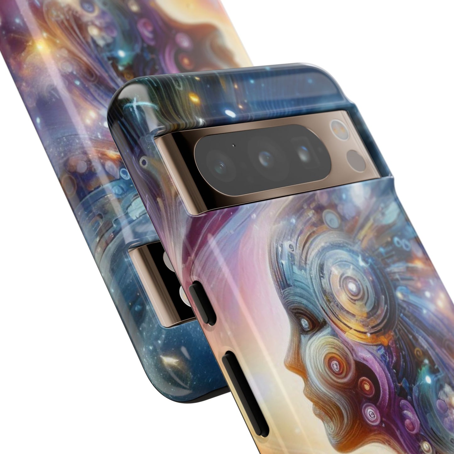 Cosmic Vibe Phone Case - Artistic Tough Protection for Galaxy Lovers