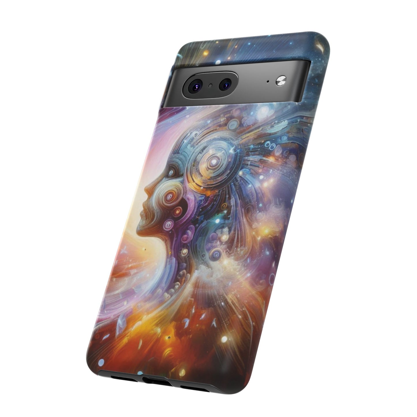Cosmic Vibe Phone Case - Artistic Tough Protection for Galaxy Lovers